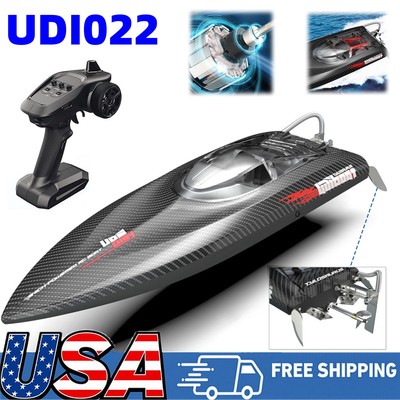 UDI 25'' Remote Control Boat Large Brushless RC Boat for Adults 30+MPH High Speed