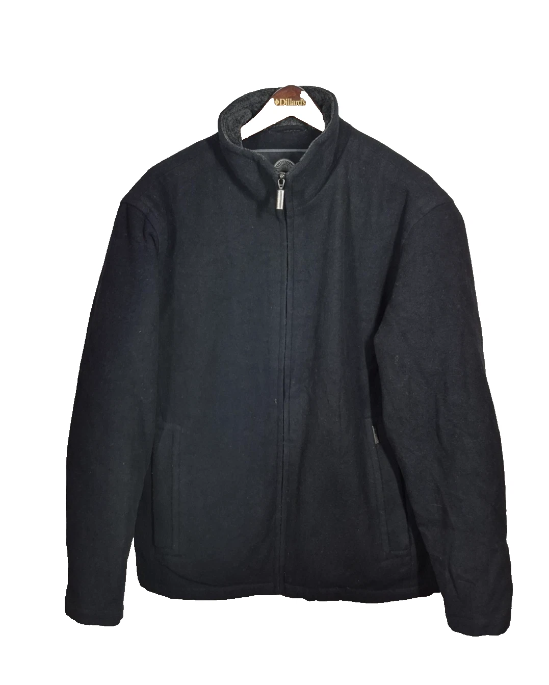Weatherproof Jacket Mens Medium Black Wool Blend Full Zip Quilted Lined Winter
Opens in a new window