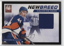 2011-12 Panini Elite New Breed Materials Calvin de Haan #30 0o3b