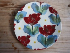 Janice Tchalenko Poppy Plate 22.5cms