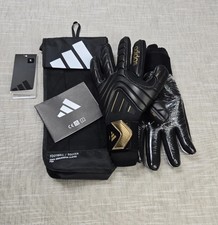 Adidas Copa Pro GL Goalkeeper Gloves sz 9 Unisex Black Gold Metallic Soccer