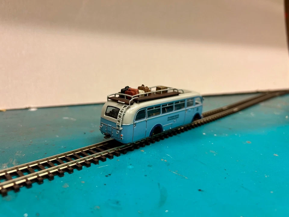 Schienenbus Triebwagen Straßenbahn Modell Tram H0m Sound - Bild 4 von 4