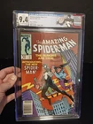 Amazing Spider-Man 252 CGC 9.4 NEWSSTAND Key 1st Black Costume Custom Label