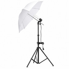 Professional Photography 33" Studio Lighting Reflective White Soft Umbrella