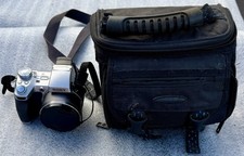 Sony Cybershot DSC-H1 5.1MP 12X Zoom Digital Camera W/Samsonite Soft Case/Bag