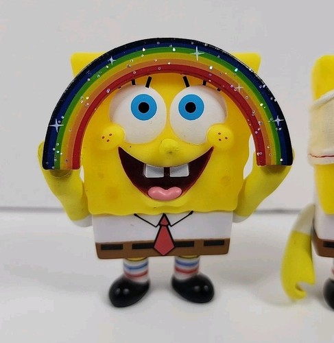 Kidrobot Bob Esponja Pantalones Cuadrados Paquete de 2 Mini Figura Vinilo Imaginación Calzoncillos - Imagen 3 de 8