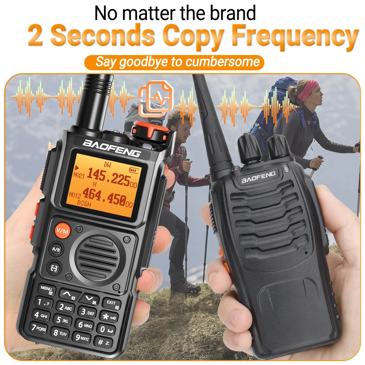 Baofeng UV-K6 Multi Band Walkie Talkie Type-C Long Range NOAA Ham Two Way Radio Baofeng UV-K6 Multi Band Walkie Talkie Type-C Long Range NOAA Ham Two Way Radio