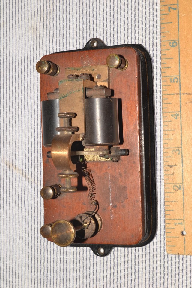 Clé Télégraphique Vintage J.H. Bunnell - Code Morse - Modèle