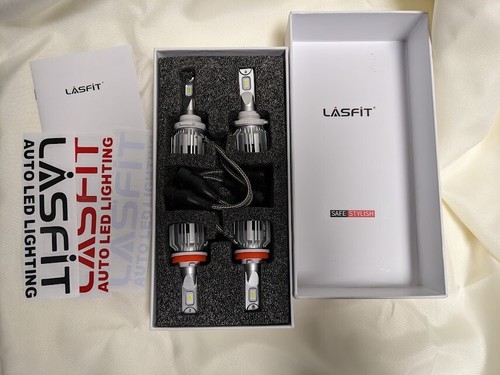 4x LASFIT LCplus LED Bulbs 9012 HIR2 Headlight High Low Beam Super White 6000K - Picture 3 of 3