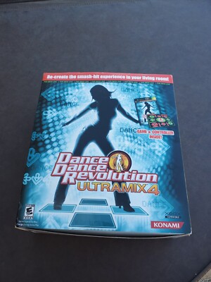 Dance Dance Revolution Ultramix 4 Dance Pad with box Xbox