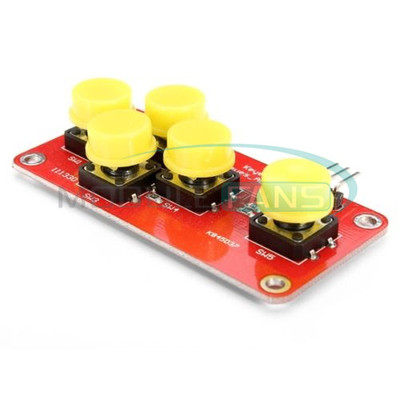 Analoge Taste für Arduino AD Tastatur elektronische Blöcke simulieren fünf Tasten Modul