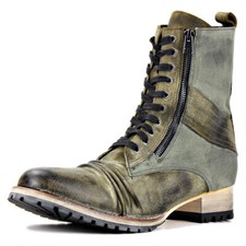 New Hot Sales Chelsea Boots Genuine Cow Leather Suede Men Boots high top Zipper
