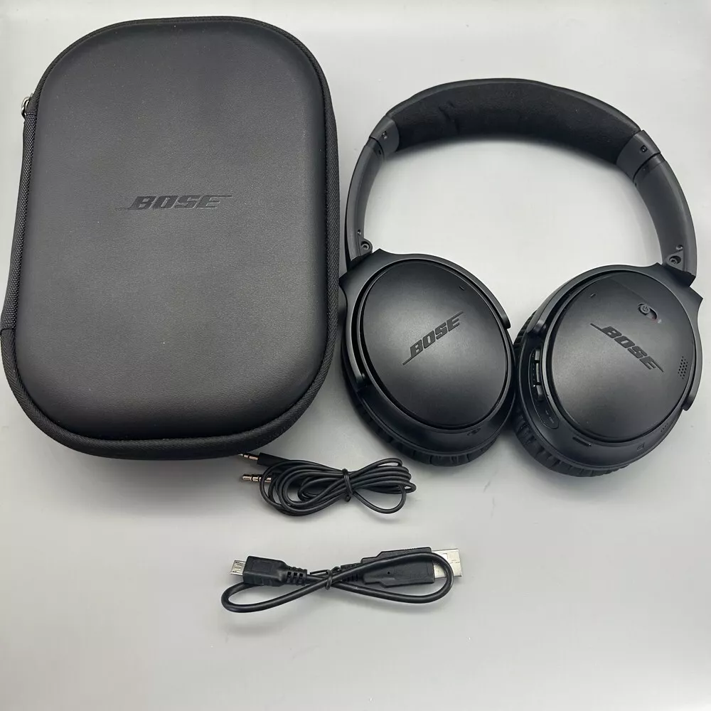 Bose QuietComfort 35 (Series I) Wireless Headphones, Noise Cancelling -  Black