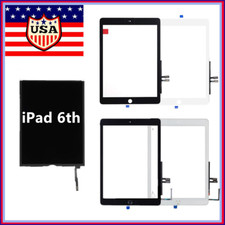 For iPad 6 6th Gen 2018 A1893 A1954 LCD Digitizer / Touch Screen  Button Lot