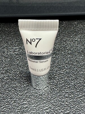 No7 Laboratories Line Correcting Booster Serum 0.1 Fl Oz for Lines & Wrinkles