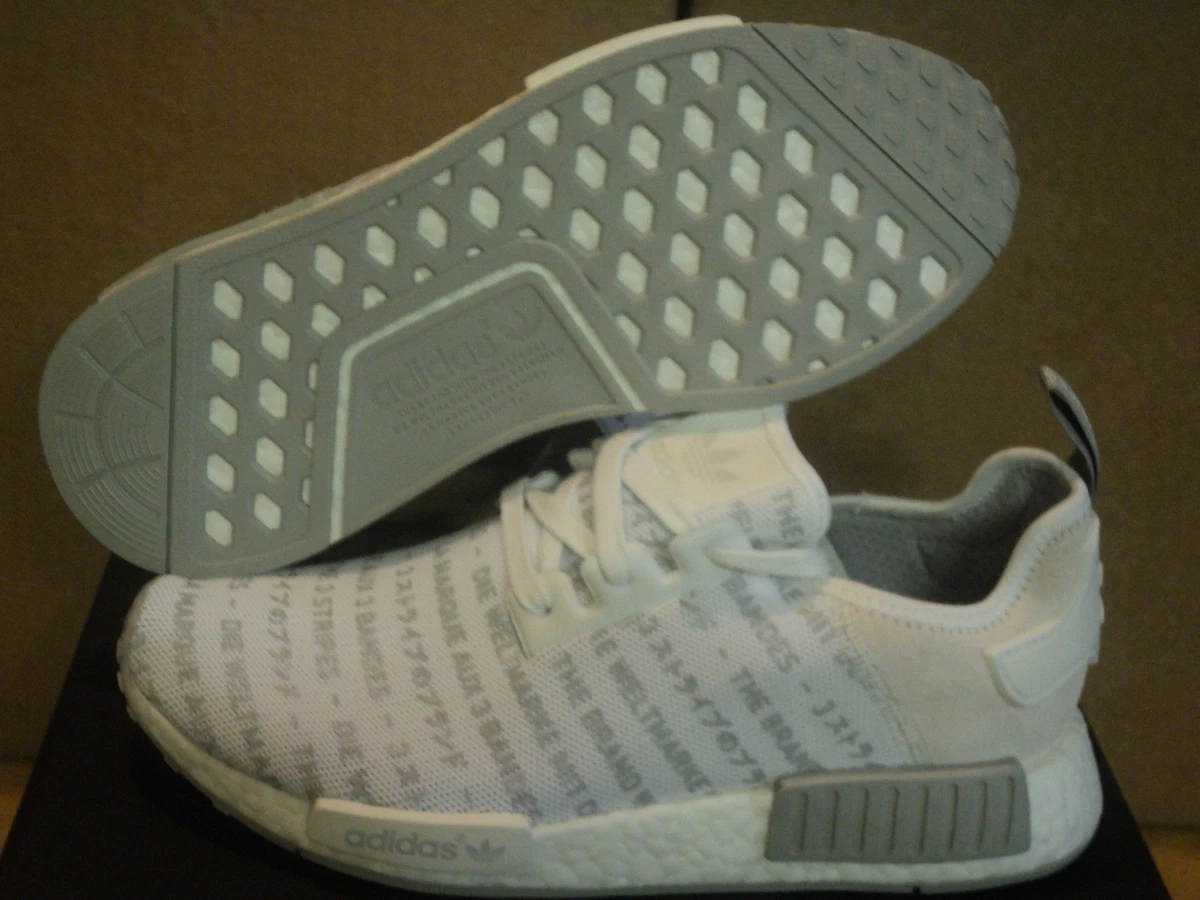 Adidas nmd cheap 3 stripes white