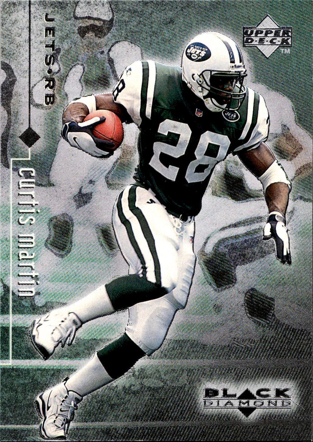 1998 Upper Deck Black Diamond Rookie Edition #58 Curtis Martin