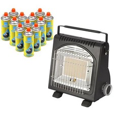 GAS HEATER PORTABLE CAMPING OUTDOOR BUTANE GAS PATIO FISHING GARDEN CARAVAN HOME