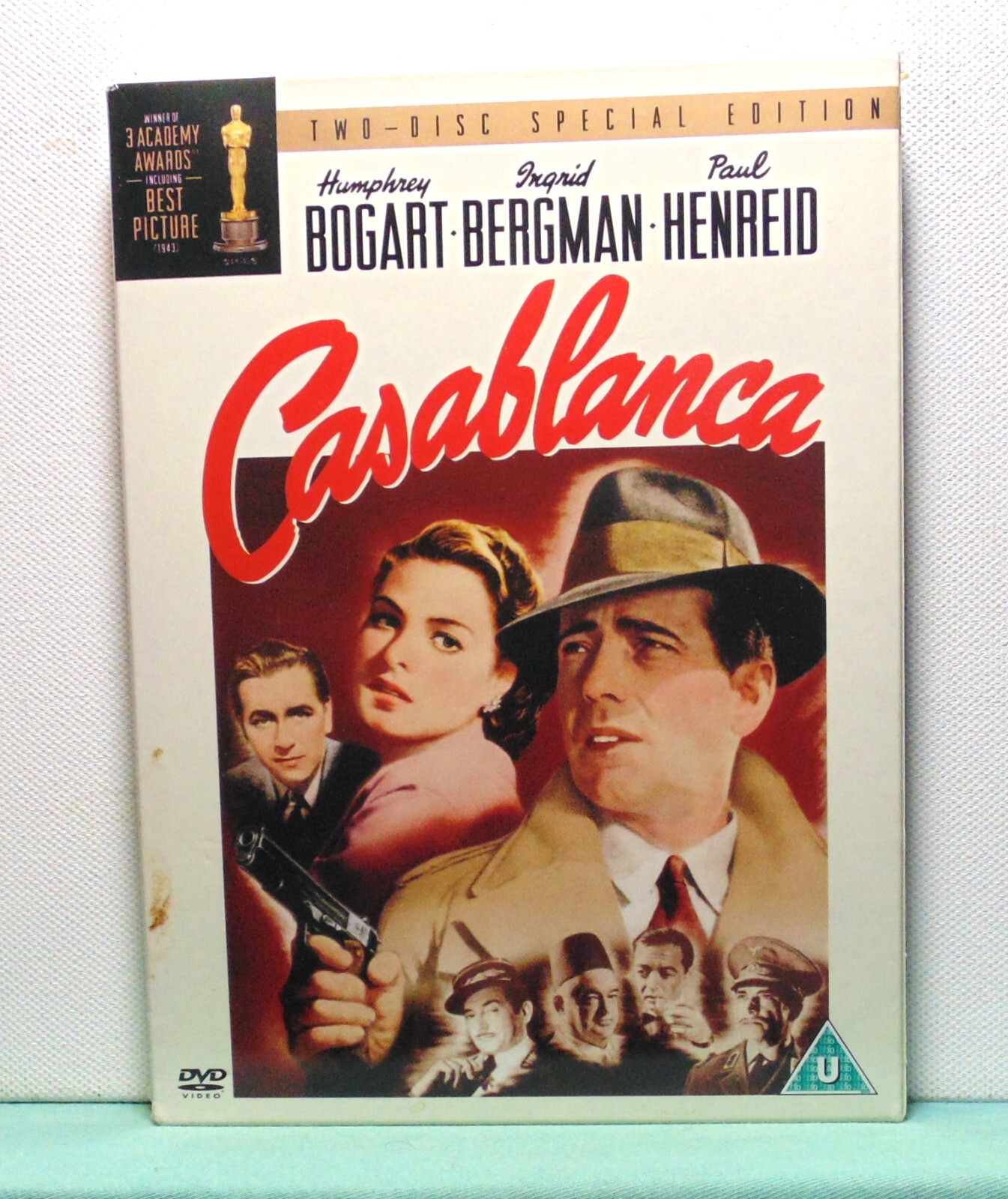 CASABLANCA - Humphrey Bogart, Ingrid Bergman --- 2DVDs+SLIP --- SEE PHOTOS
