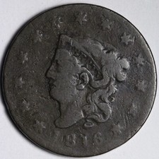 1816 Coronet Head Large Cent VG E107 ANM