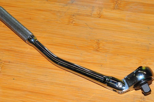 Ratchet Flex head Bent Handle 3/8 DR BlackHawk 34947 Made in USA Original New - Foto 3 di 6