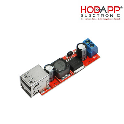 DC Spannungsregler 6V-40V to 5V 3A Double USB Charge DC Step-down Module LM2596S