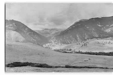 Postcard, Eaton's Ranch, Wolf, Wyoming, 1955, Postmarked, Scenic Valley View