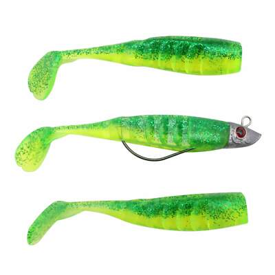 DLT Soft Invasion mit Krautschutz Wide Gap Gummifische 9/11cm Kunstköder 3+1 St