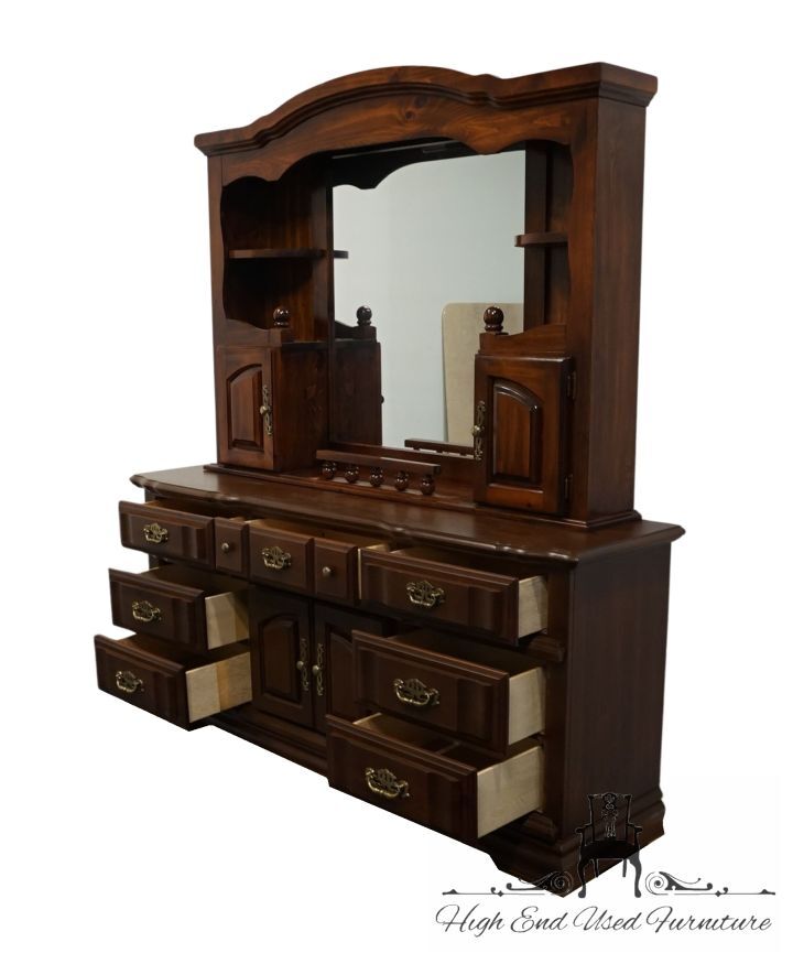 ELKIN COLLECTION Solid Knotty Pine Rustic Americana 72