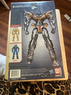 Vintage Transformer GRIMLOCK In Box Class Destroyer 2014 Grey Gold
