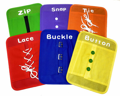 Montessori Material Early Learning Basic Life Skills Busy Board Learn to Dress
