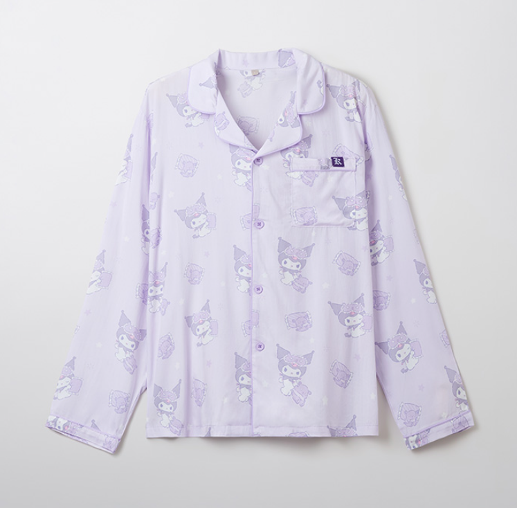 【SPAO】Kuromi Short Sleeve Pajamas★50周年公式コラボ★ SPAO】Kuromi Short Sleeve Pajamas☆50周年公式コラボ☆ (SPAO