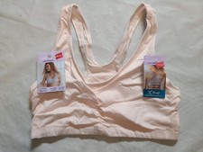 Hanes Cooling Comfort Women Bralette X-Temp Comfort Flex Light Pink Size Small