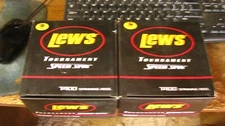 Lews tournament speed spin 40 spinning reel, nib, 5.2/1, 2 ct,  free shipping