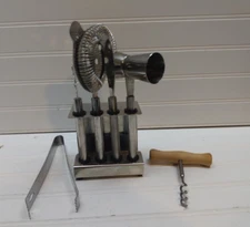 Stainless Steel Barware Tool Set Cocktail Maker Drink Mixer Bartender 7 Pcs