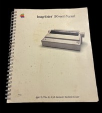 VINTAGE APPLE IMAGEWRITER II OWNER S MANUAL 030-2002-D