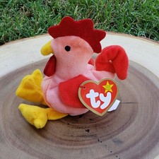 Mcdonald's Ty Teenie Beanie Baby - Strut The Rooster 1993