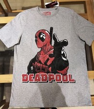 Deadpool Men?s T-Shirt Size L Large NE W, Official Marvel