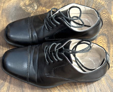 Florsheim Kids Memory Foam Size 1.5M Reveal Jr. Boys Cap Toe Oxford Dress Shoes