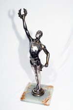 Rare 1936 Berlin Olympics Art Deco Bronze Scu...