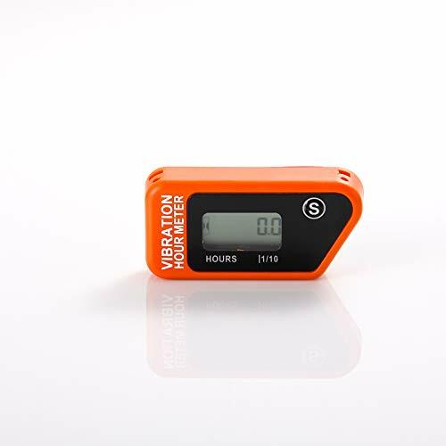 Jayron JR-HM016B LCD Wireless Hour Meter,Digital Vibration Hour Meter,for (Q6e)