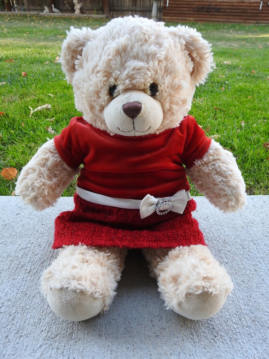 build a bear red dress Build-A-Bear Red Sequin Dress with Matching