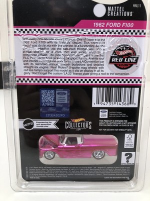 Hot Wheels RLC Exclusive Pink Convention Edition 1962 Ford