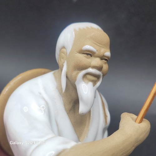 Japanese Shinwa Mudman Fisherman Figurine Vintage Signed - Picture 9 of 12