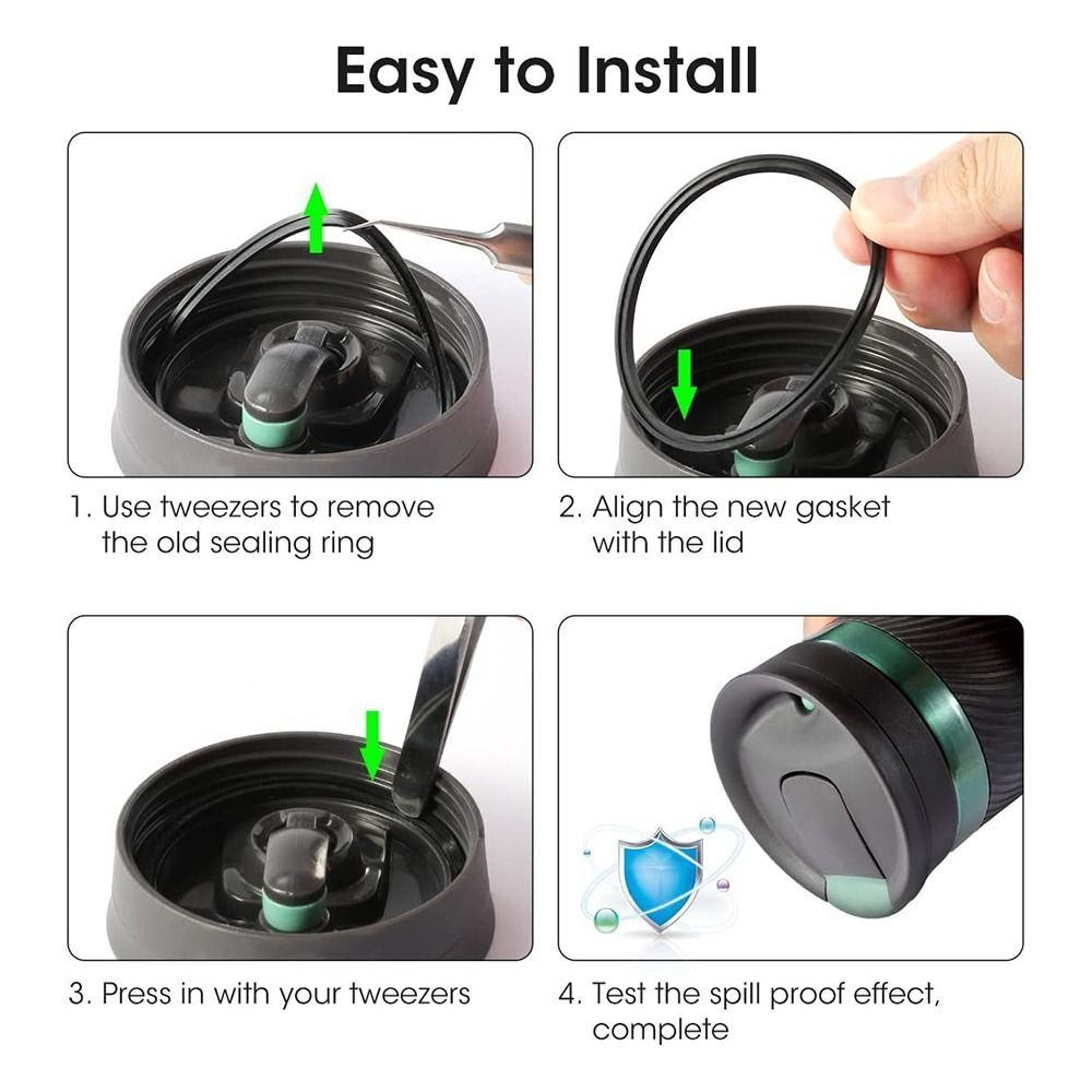 Travel Mug Mug Sealing Ring Durable Rubber Lid Seals for Contigo