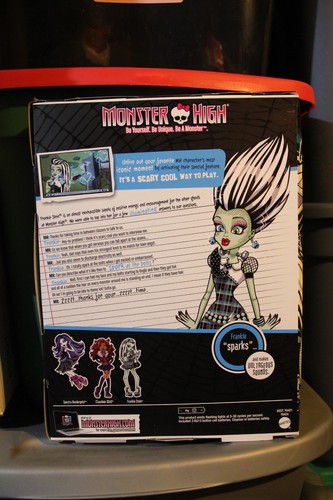 MONSTER HIGH GHOULS ALIVE FRANKIE STEIN PUPPE NEU VERSIEGELT - Bild 2 von 2