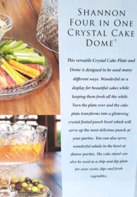 Dublin Crystal Trio Butter Dome Set Of
