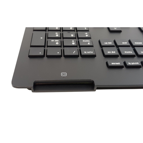 HP USB Slim Smartcard CCID Keyboard (911502-001) Black - BRAND NEW - Picture 3 of 4