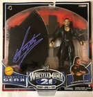 The Undertaker Autographed Signed Signature Gear Figure PSA/DNA 8A81714