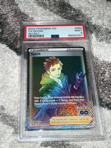 67551272 FA Spark 2022 Pokemon Go Secret #85 PSA 9